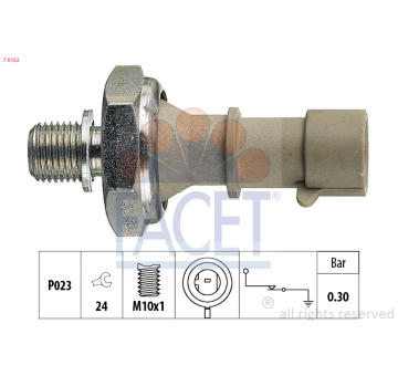 Olejový tlakový spínač FACET 7.0162