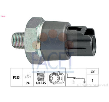 Olejový tlakový spínač FACET 7.0188