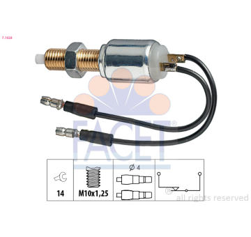 Spinac brzdoveho svetla FACET 7.1028