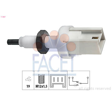 Spinac brzdoveho svetla FACET 7.1067