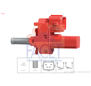 Spinac, ovladani spojky (rizeni motoru) FACET 7.1140