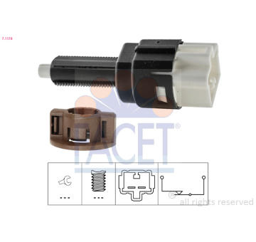 Spinac brzdoveho svetla FACET 7.1178