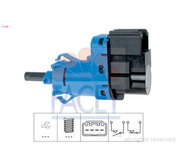 Spinac brzdoveho svetla FACET 7.1245