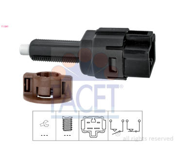 Spinac brzdoveho svetla FACET 7.1261