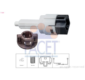 Spinac brzdoveho svetla FACET 7.1281