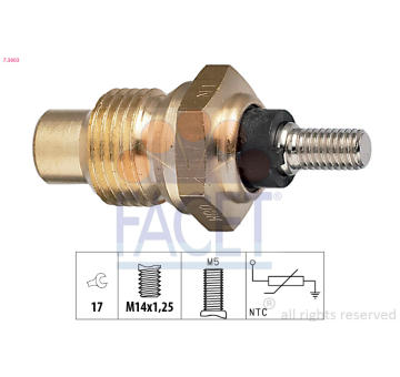 Snímač, teplota chladiva FACET 7.3003
