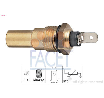 Snímač, teplota chladiva FACET 7.3035