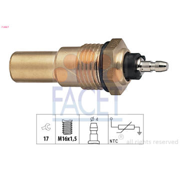 Snímač, teplota chladiva FACET 7.3057