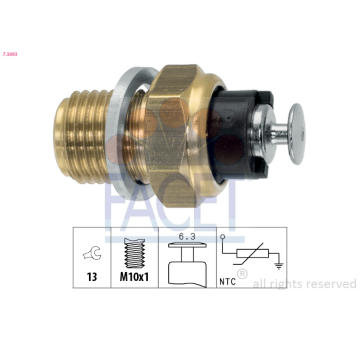 Snímač, teplota chladiva FACET 7.3093
