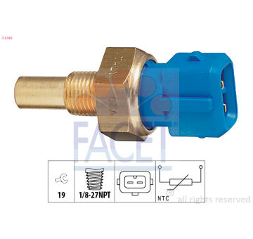 Snímač, teplota chladiva FACET 7.3156