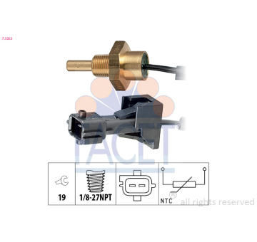 Snímač, teplota chladiva FACET 7.3253