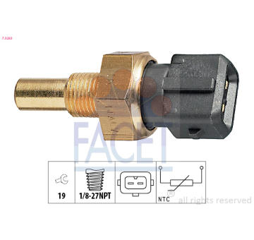 Snímač, teplota chladiva FACET 7.3283