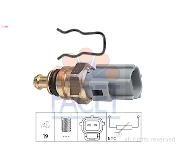 Snímač, teplota chladiva FACET 7.3285