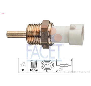 Snímač, teplota chladiva FACET 7.3335