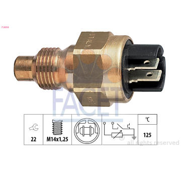 Snímač, teplota chladiva FACET 7.3510