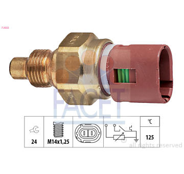 Snímač, teplota chladiva FACET 7.3532