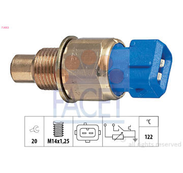 Snímač, teplota chladiva FACET 7.3552
