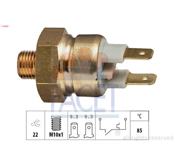 Teplotní spínač FACET 7.4056