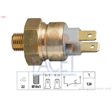 Teplotní spínač FACET 7.4080