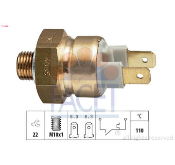 Teplotní spínač FACET 7.4085
