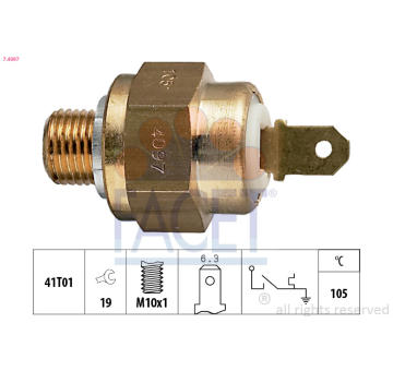 Teplotní spínač FACET 7.4097