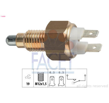 Spínač, světlo zpátečky FACET 7.6009