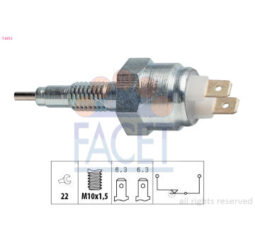 Spínač, světlo zpátečky FACET 7.6012