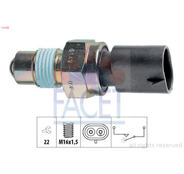 Spínač, světlo zpátečky FACET 7.6149