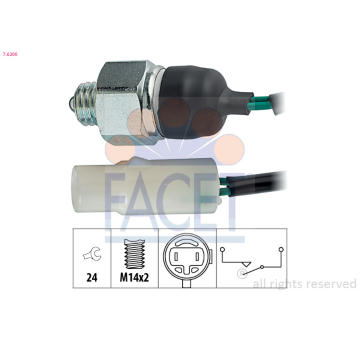 Spínač cúvacích svetiel FACET 7.6206