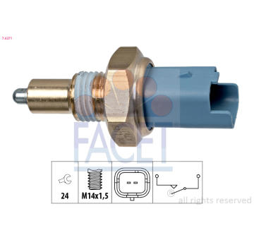 Spínač, světlo zpátečky FACET 7.6271