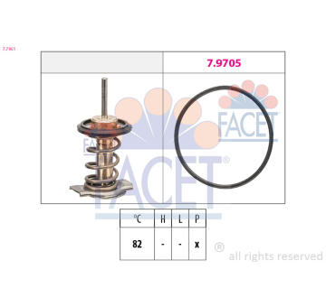 Termostat, chladivo FACET 7.7951