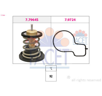 Termostat, chladivo FACET 7.7964