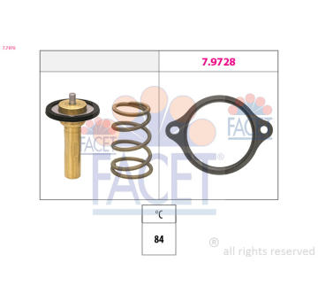 Termostat, chladivo FACET 7.7970