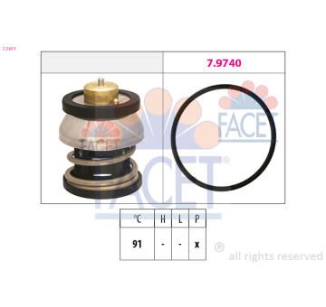 Termostat, chladivo FACET 7.7977