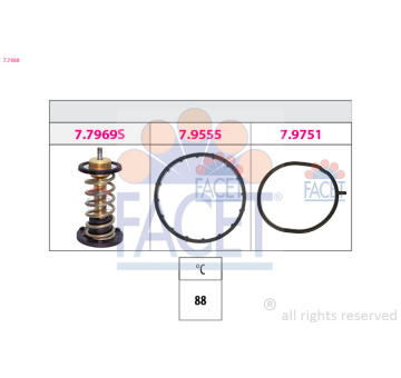 Termostat, chladivo FACET 7.7988
