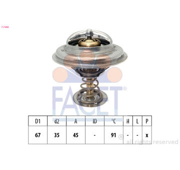 Termostat, chladivo FACET 7.7989