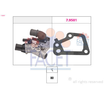 Termostat, chladivo FACET 7.8097