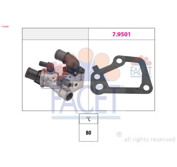 Termostat, chladivo FACET 7.8098