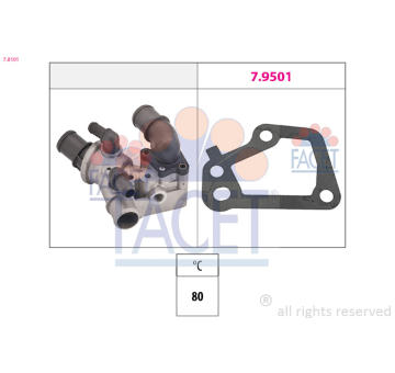 Termostat, chladivo FACET 7.8101