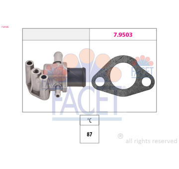 Termostat, chladivo FACET 7.8105