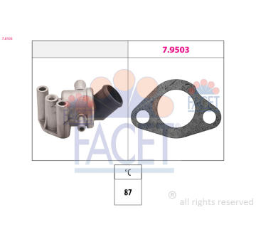 Termostat, chladivo FACET 7.8106