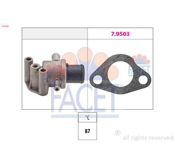 Termostat, chladivo FACET 7.8109
