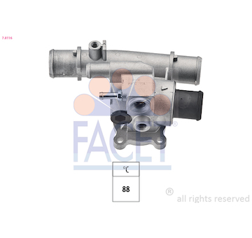 Termostat, chladivo FACET 7.8116