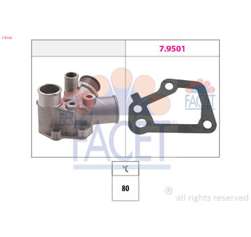 Termostat, chladivo FACET 7.8125