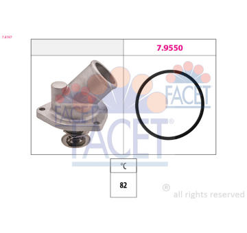 Termostat, chladivo FACET 7.8197