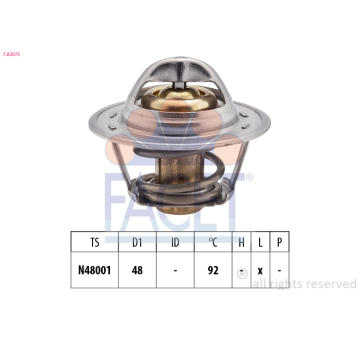 Termostat chladenia FACET 7.8207S