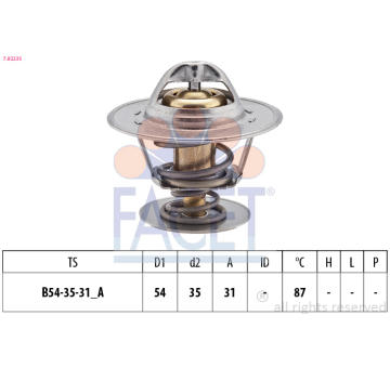 Termostat chladenia FACET 7.8223S