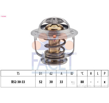 Termostat, chladivo FACET 7.8238S