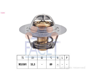 Termostat, chladivo FACET 7.8239S