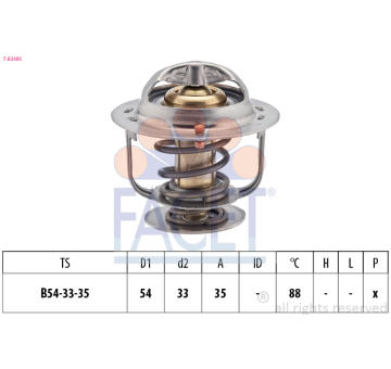 Termostat, chladivo FACET 7.8248S